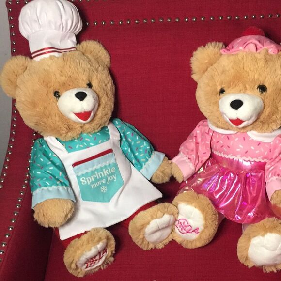 Snowflake Teddy Christmas Bears - Picture 1 of 13